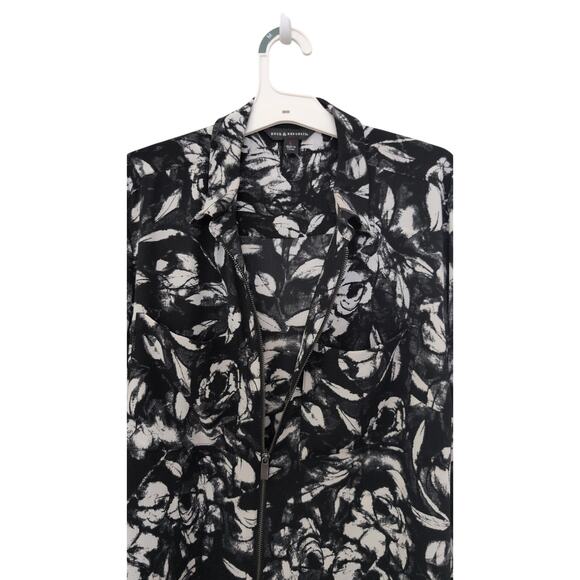 Rock & Republic Full Zip Silver Shirt – Size Large - Picture 3 of 4